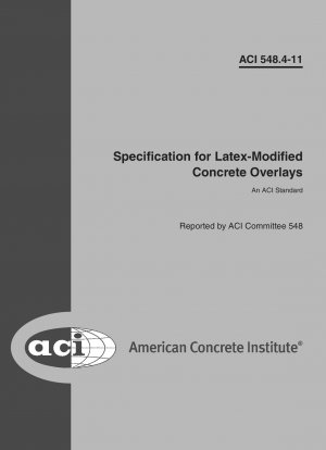 Spezifikation für latexmodifizierte Betonauflagen