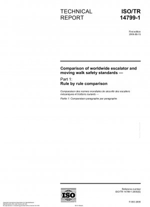 Vergleich der weltweiten Sicherheitsstandards für Rolltreppen und Fahrsteige – Teil 1: Regel-für-Regel-Vergleich