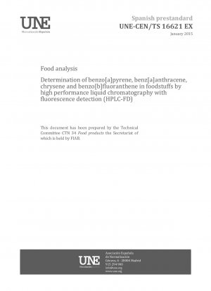 Lebensmittelanalytik – Bestimmung von Benzo[a]pyren, Benz[a]anthracen, Chrysen und Benzo[b]fluoranthen in Lebensmitteln mittels Hochleistungsflüssigkeitschromatographie mit Fluoreszenzdetektion (HPLC-FD)
