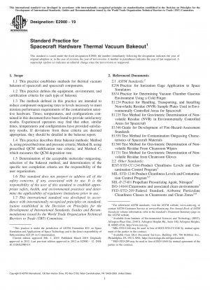 Standardpraxis für das thermische Vakuum-Ausheizen von Raumfahrzeughardware