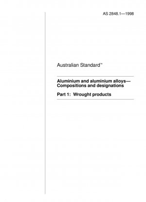 Aluminium und Aluminiumlegierungen – Zusammensetzungen und Bezeichnungen – Schmiedeerzeugnisse