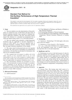 Standardtestverfahren für die Leistung heißer Oberflächen bei Hochtemperatur-Wärmedämmung