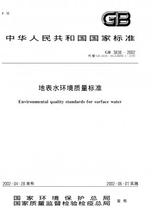 Umweltqualitätsstandards für Oberflächenwasser