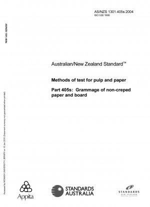 Prüfverfahren für Zellstoff und Papier – Grammatur von ungekrepptem Papier und Karton
