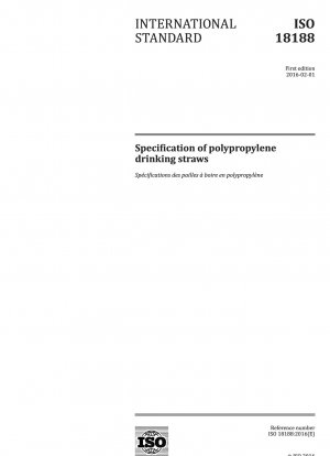 Spezifikation von Polypropylen-Trinkhalmen