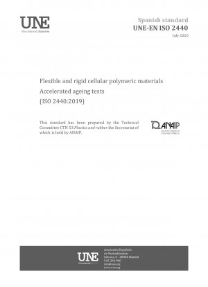 Flexible und starre zelluläre Polymermaterialien – Beschleunigte Alterungstests (ISO 2440:2019)