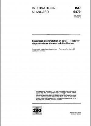 Statistische Interpretation von Daten – Tests auf Abweichung von der Normalverteilung