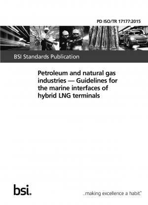 Erdöl- und Erdgasindustrie. Richtlinien für die Marineschnittstellen von Hybrid-LNG-Terminals