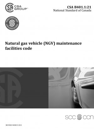 Code für Wartungseinrichtungen für Erdgasfahrzeuge (NGV).