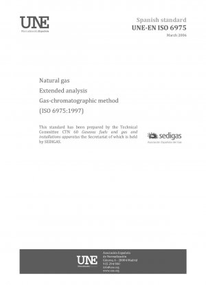 Erdgas – Erweiterte Analyse – Gaschromatographische Methode (ISO 6975:1997)