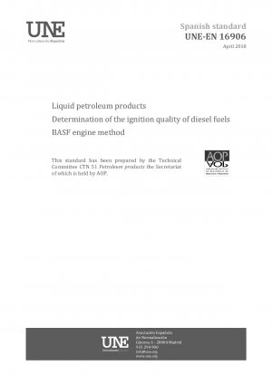 Flüssige Erdölprodukte – Bestimmung der Zündqualität von Dieselkraftstoffen – BASF-Motorenmethode