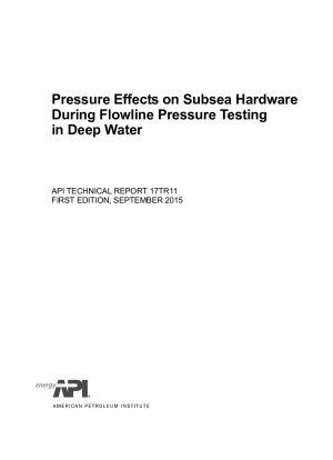 Druckauswirkungen auf Unterwasser-Hardware während Fließleitungsdrucktests in tiefem Wasser (ERSTE AUFLAGE)