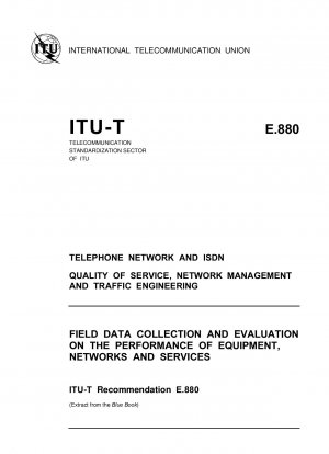 Felddatenerfassung und -auswertung zur Leistung von Geräten, Netzwerken und Diensten