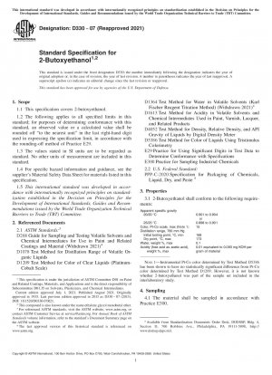 Standardspezifikation für 2-Butoxyethanol