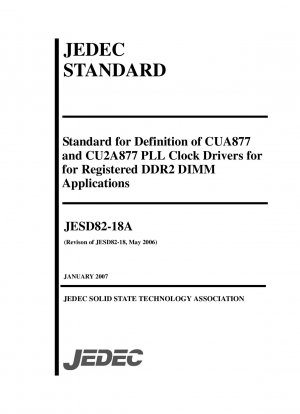 Standard zur Definition von CUA877- und CU2A877-PLL-Takttreibern für registrierte DDR2-DIMM-Anwendungen