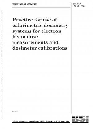 Übung zum Einsatz kalorimetrischer Dosimetriesysteme für Elektronenstrahldosismessungen und Dosimeterkalibrierungen