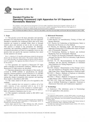 Standardpraxis für den Betrieb von Fluoreszenzlichtgeräten zur UV-Belichtung nichtmetallischer Materialien