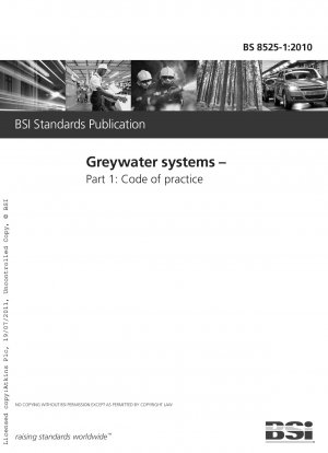 Grauwassersysteme – Verhaltenskodex