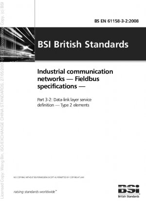 Industrielle Kommunikationsnetze – Feldbusspezifikationen – Teil 3-2: Definition der Dienste der Datenverbindungsschicht – Elemente vom Typ 2