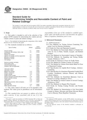 Standardhandbuch zur Bestimmung des flüchtigen und nichtflüchtigen Gehalts von Farben und zugehörigen Beschichtungen