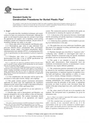 Standardhandbuch für Bauverfahren für erdverlegte Kunststoffrohre