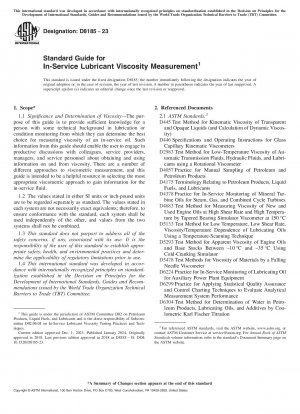 Standardhandbuch für die Messung der Schmierstoffviskosität im Betrieb