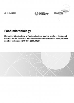 Lebensmittelmikrobiologie, Methode 3: Mikrobiologie von Lebensmitteln und Futtermitteln – Horizontale Methode zum Nachweis und zur Zählung von Kolibakterien – Methode der wahrscheinlichsten Zahl (ISO 4831:2006, MOD)