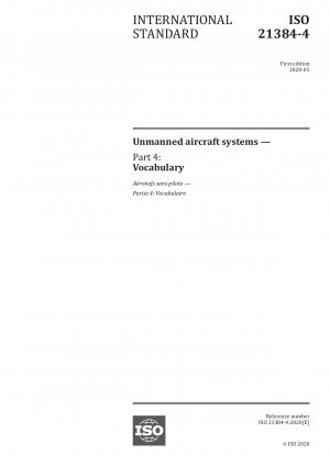 Unbemannte Flugzeugsysteme – Teil 4: Wortschatz