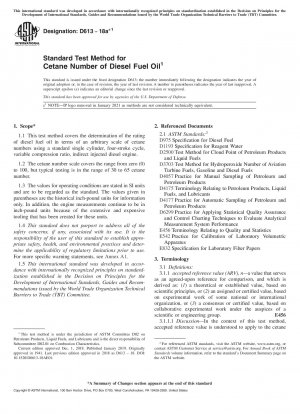 Standardtestmethode für die Cetanzahl von Dieselkraftstofföl