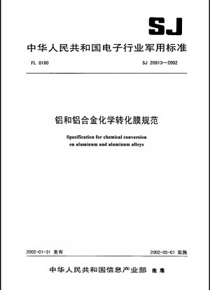 Spezifikation für die chemische Umwandlung von Aluminium und Aluminiumlegierungen