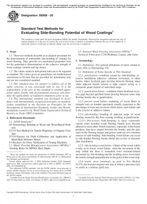 Standardtestmethoden zur Bewertung des Seitenhaftungspotenzials von Holzbeschichtungen