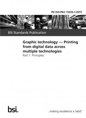 Grafische Technologie. Drucken aus digitalen Daten über mehrere Technologien hinweg. Prinzipien