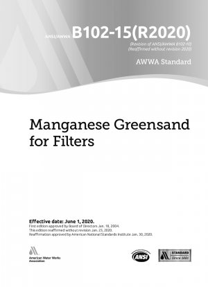 Mangan-Grünsand für Filter