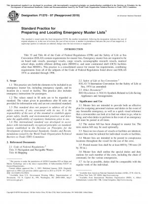 Standardpraxis zum Vorbereiten und Auffinden von Notfalllisten