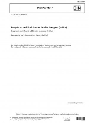 Integrierter multifunktionaler Humble Lamppost (imHLa)