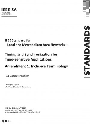 IEEE-Standard für lokale und großstädtische Netzwerke – Timing und Synchronisation für zeitkritische Anwendungen, Änderung 1: Inklusive Terminologie