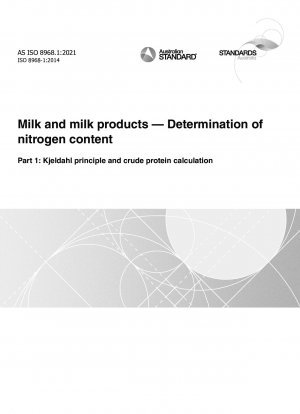 Milch und Milchprodukte – Bestimmung des Stickstoffgehalts, Teil 1: Kjeldahl-Prinzip und Rohproteinberechnung