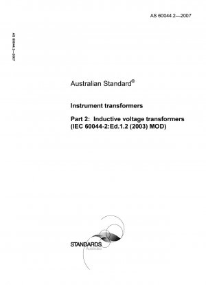 Instrumententransformatoren – Induktive Spannungswandler (IEC 60044-2:Ed.1.2 (2003) MOD)