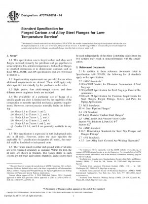 Standardspezifikation für geschmiedete Flansche aus Kohlenstoff- und legiertem Stahl für den Einsatz bei niedrigen Temperaturen